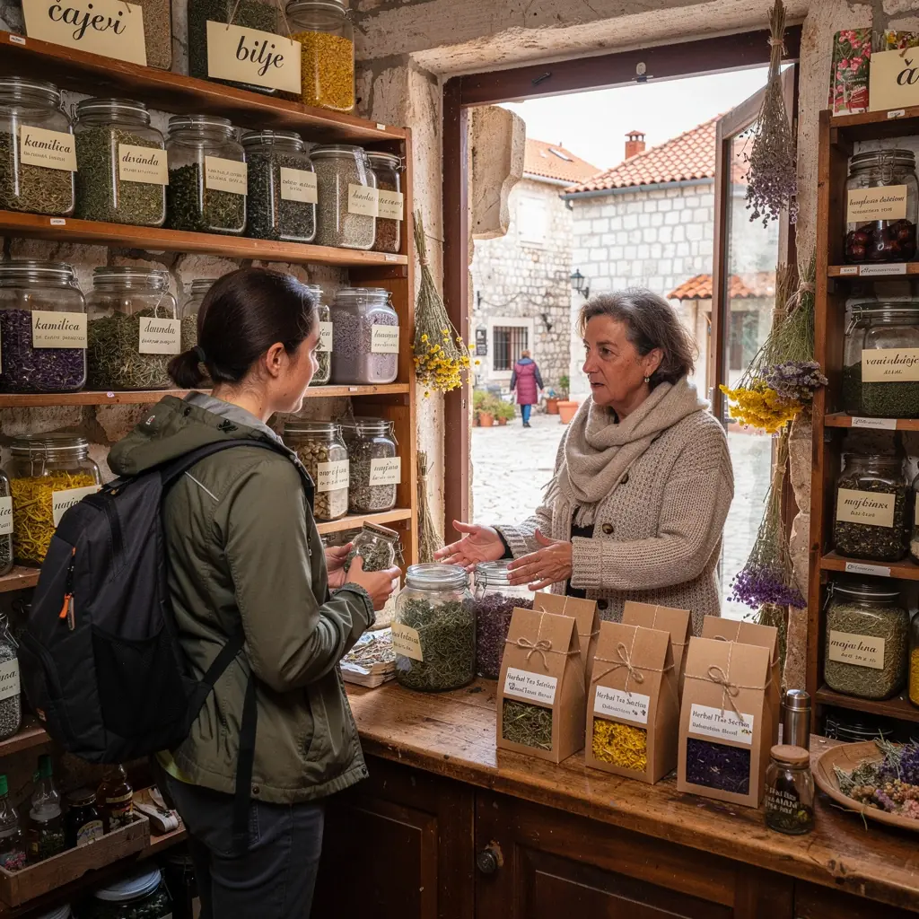 Zeleni čaj s mirisnim biljkama iz hrvatskih planina.